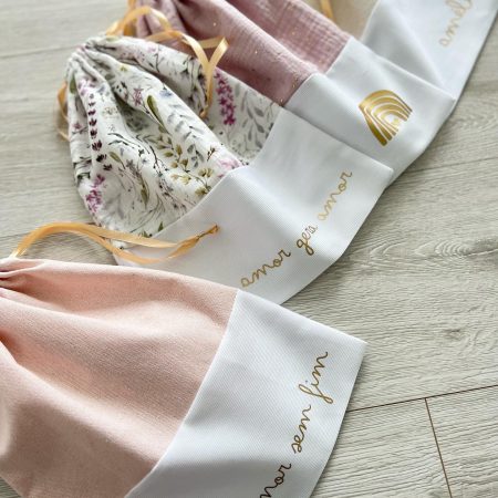 Sacos primeiras roupas 4unidades PINK