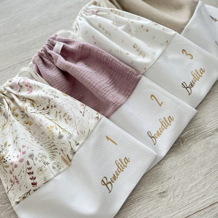 Sacos primeiras roupas 4unidades FLOWERS
